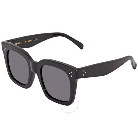 celine cl 41076/s black|Celine Tilda Dark Grey Square Sunglasses CL41076S 807BN 51.